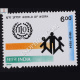 75TH ANNIVERSARY OF THE INTERNATIONAL LABOUR ORGANISATION COMMEMORATIVE STAMP