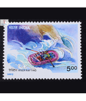 ADVENTURE SPORTS RIVER RAFTING COMMEMORATIVE STAMP