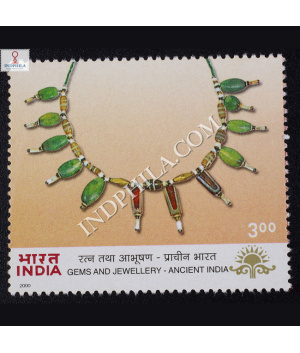 GEMS AND JEWELLERY INDEPEX ASIANA 2000 ANCIENT INDIA COMMEMORATIVE STAMP