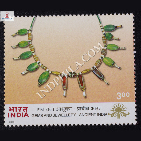 GEMS AND JEWELLERY INDEPEX ASIANA 2000 ANCIENT INDIA COMMEMORATIVE STAMP