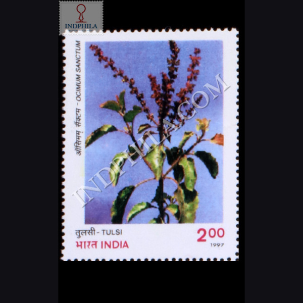 INDIAN MEDICINAL PLANTS TULSI COMMEMORATIVE STAMP