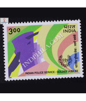 INDIAN POLICE SERVICE GOLDEN JUBILEE COMMEMORATIVE STAMP