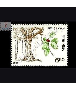 INDIAN TREES BANYAN COMMEMORATIVE STAMP