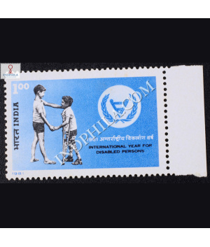 INTERNATIONAL YEAR FOR DISABLED PERSONS COMMEMORATIVE STAMP