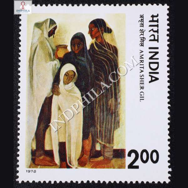 MODERN INDIAN PAINTINGS AMRITA SHERGIL COMMEMORATIVE STAMP
