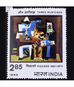 PICASSO 1881 1973 THREE MUSICIANS COMMEMORATIVE STAMP