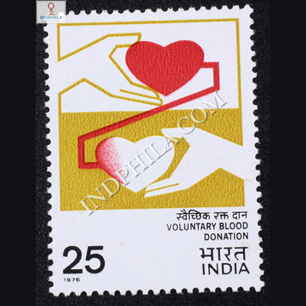 VOLUNTARY BLOOD DONATION COMMEMORATIVE STAMP