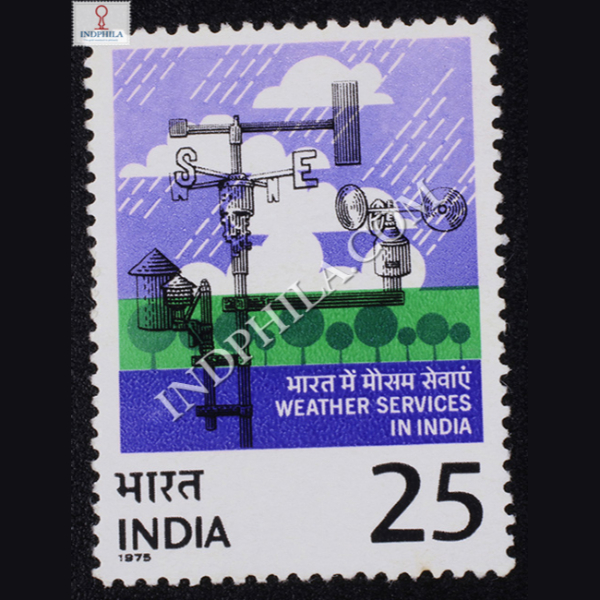 WEATHER SERVICES IN INDIA COMMEMORATIVE STAMP
