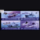 INDIA 2006 PRESIDENTS FLEET REVIEW BIGGER SIZE2 MNH SETENANT BLOCK