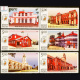 INDIA 2010 POSTAL HERITAGE BUILDING SET OF 3 MNH SETENANT HORIZONTAL PAIR