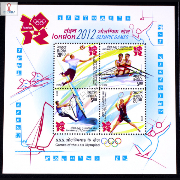 INDIA 2012 LONDON 2012 OLYMPIC GAMES MNH MINIATURE SHEET