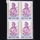 INDIAS STRUGGLE FOR FREEDOM NANA SAHIB BLOCK OF 4 INDIA COMMEMORATIVE STAMP