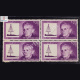 MARIE CURIE 1867 1934 BLOCK OF 4 INDIA COMMEMORATIVE STAMP