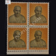 MOTILAL NEHRU 1861 1931 BLOCK OF 4 INDIA COMMEMORATIVE STAMP