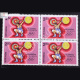 OLYMPICS WEIGHT LIFTING BLOCK OF 4 INDIA COMMEMORATIVE STAMP