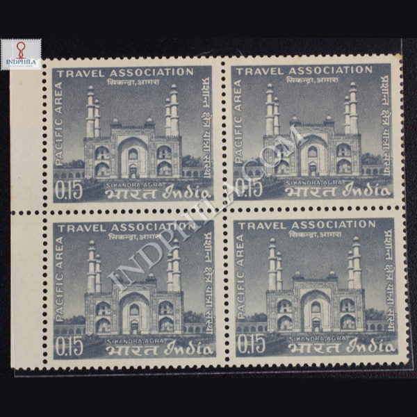 PACIFIC AREA TRAVEL ASSOCIATION BLOCK OF 4 INDIA COMMEMORATIVE STAMP