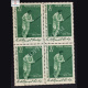 PERSONALITY SERIES K S RANJIT SINHJI 1872 1933 BLOCK OF 4 INDIA COMMEMORATIVE STAMP