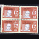 PERSONALITY SERIES POETRYAND PERFORMING ARTS LACCHU MAHARAJ BLOCK OF 4 INDIA COMMEMORATIVE STAMP