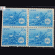 PORT COMMISSIONERS CALCUTTA 1870 1970 BLOCK OF 4 INDIA COMMEMORATIVE STAMP