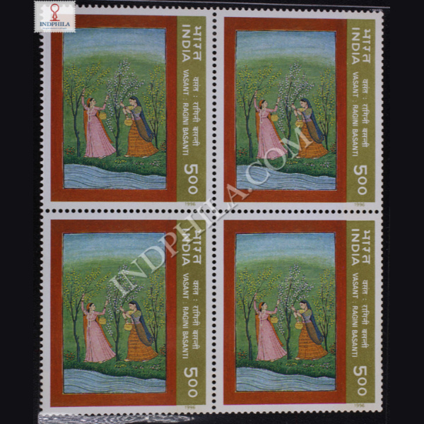RITU RANG VASANT BLOCK OF 4 INDIA COMMEMORATIVE STAMP