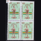 THE MADRAS REGIMENT 4TH BN WLI BLOCK OF 4 INDIA COMMEMORATIVE STAMP