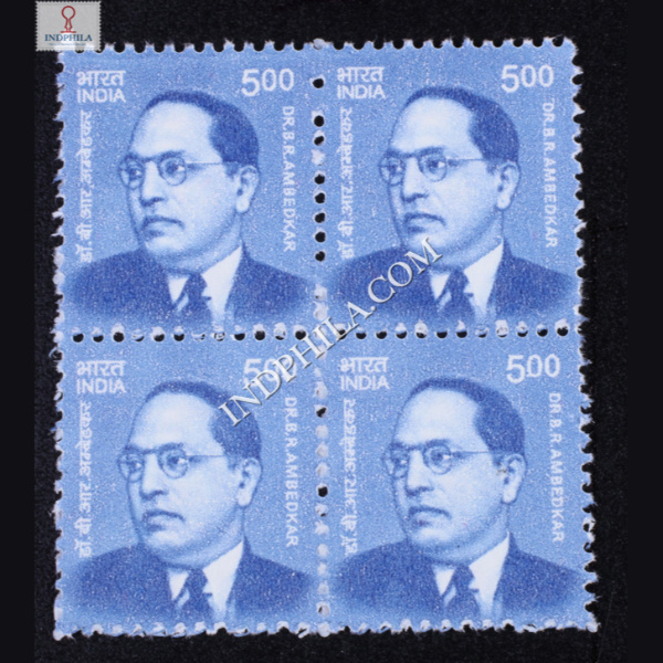 INDIA 2015 TO 2019 BUILDERS OF MODERN INDIA DR B R AMBEDKAR MNH BLOCK OF 4 DEFINITIVE STAMP