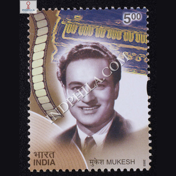 India 2003 Golden voice of Yesteryears Mukesh Mnh Single Stamp