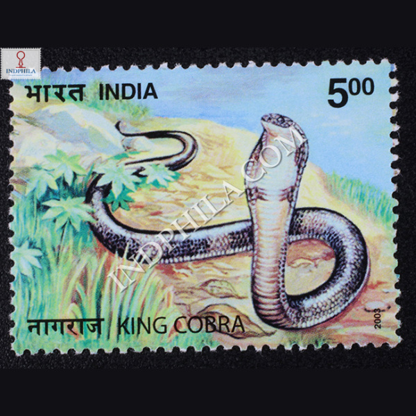 India 2003 Nature India Snakes King Cobra Mnh Single Stamp