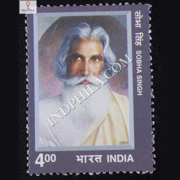 India 2001 Sobha Singh Mnh Single Stamp