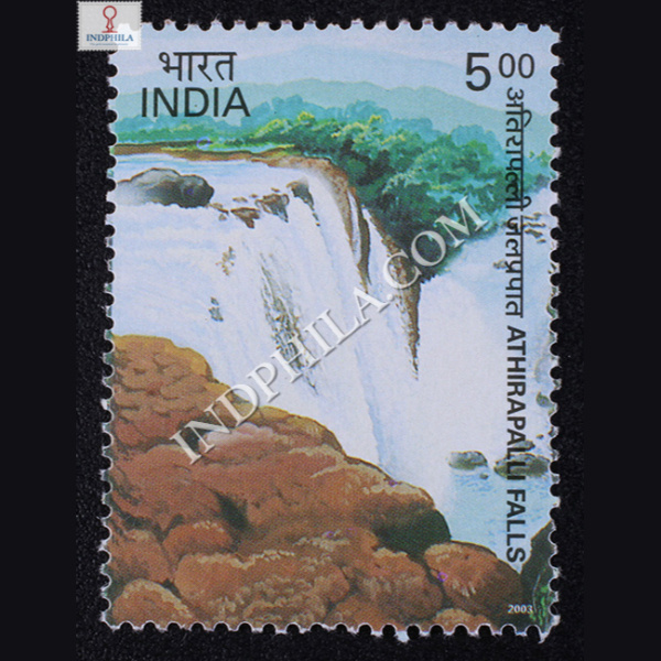 India 2003 Waterfalls of India Athirapalli Falls Mnh Single Stamp