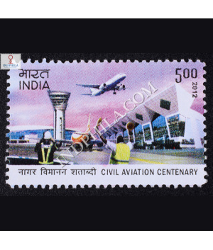 100 Years Of Civil Aviation First Commercial Flight S4 Commemorative Stamp