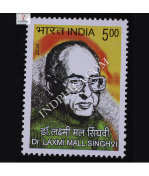 Dr Laxmi Mall Singhvi Commemorative Stamp