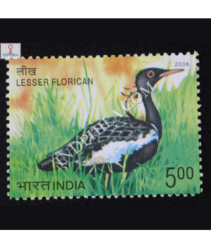 Endangered Birds Of India Lesser Florican Commemorative Stamp