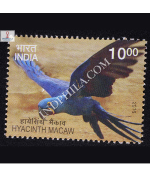 Exotic Birds Hyacinth Macaw Commemorative Stamp