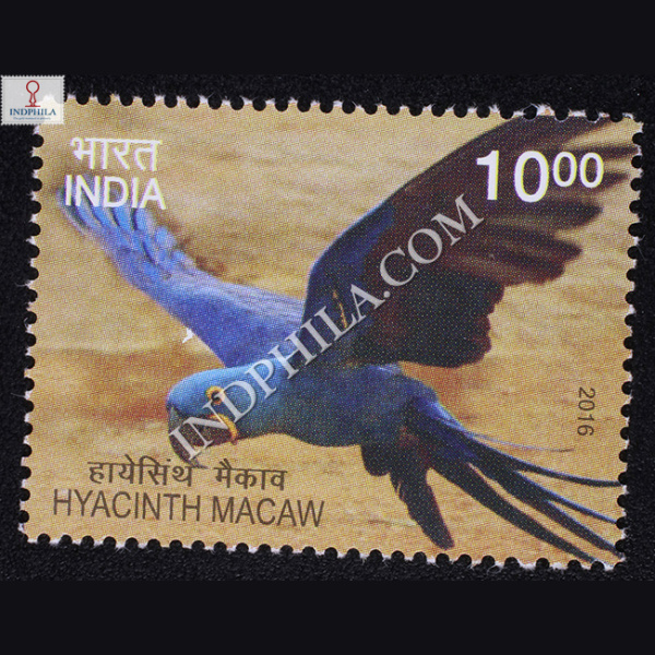 Exotic Birds Hyacinth Macaw Commemorative Stamp
