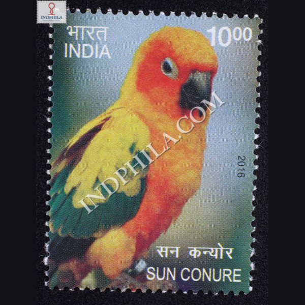 Exotic Birds Sun Conure Commemorative Stamp