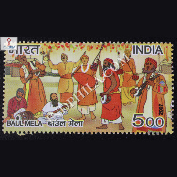 Fairs Of India Baul Mela Commemorative Stamp