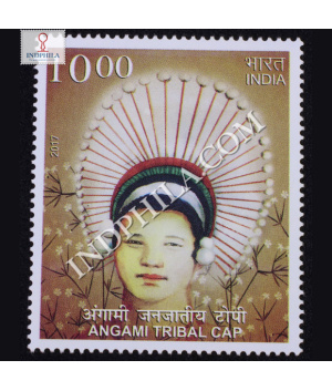 Headgears Angami Tribe Cap Commemorative Stamp