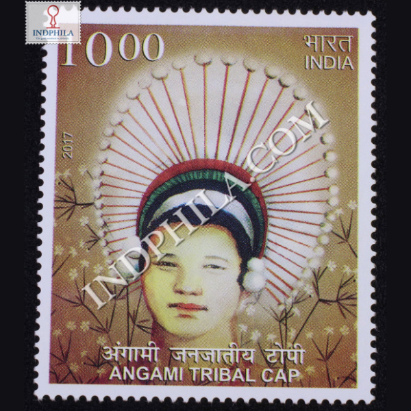 Headgears Angami Tribe Cap Commemorative Stamp