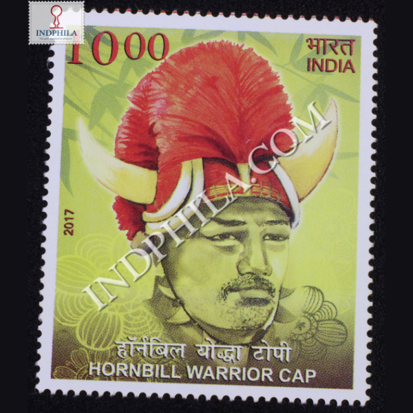 Headgears Hornbill Warrior Cap Commemorative Stamp