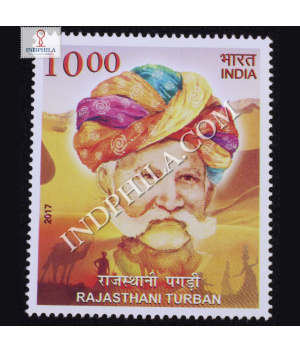 Headgears Rajasthani Turban Commemorative Stamp