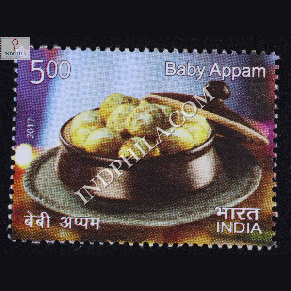 Indian Cuisine Baby Appam Commemorative Stamp