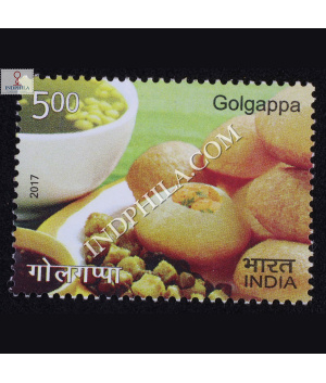 Indian Cuisine Gol Gappa Commemorative Stamp