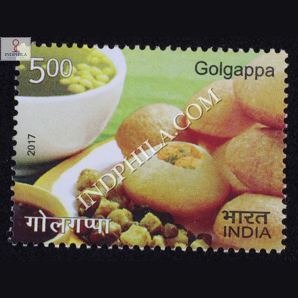 Indian Cuisine Gol Gappa Commemorative Stamp