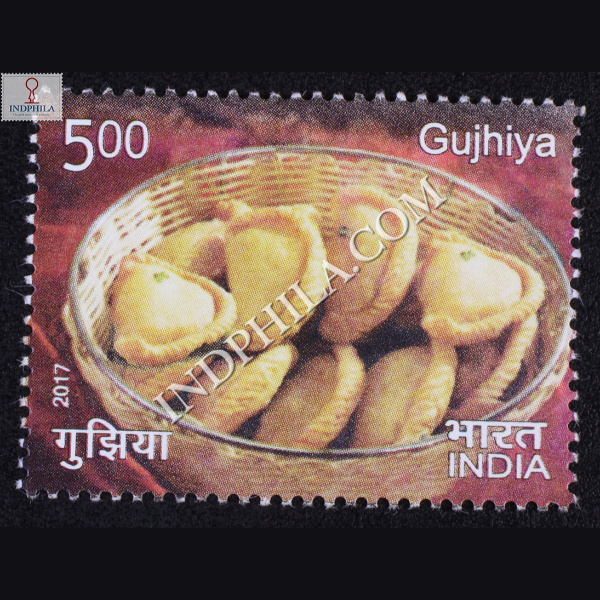 Indian Cuisine Gujhiya Commemorative Stamp