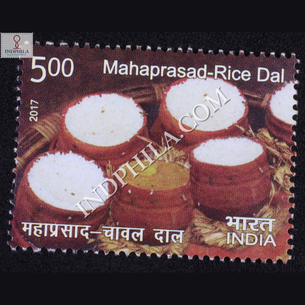 Indian Cuisine Mahaprasad Commemorative Stamp