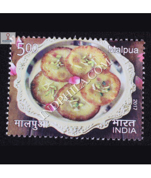 Indian Cuisine Malpua Commemorative Stamp