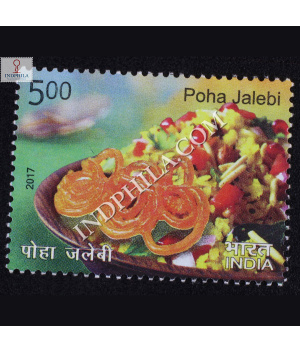 Indian Cuisine Pohe Jalebi Commemorative Stamp