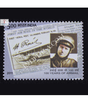 Indipex 2011 100 Years Of Air Mail S2 Commemorative Stamp