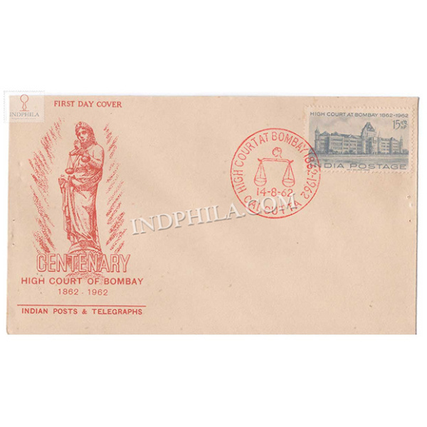 India 1962 Centenary Of Bombay High Court Fdc
